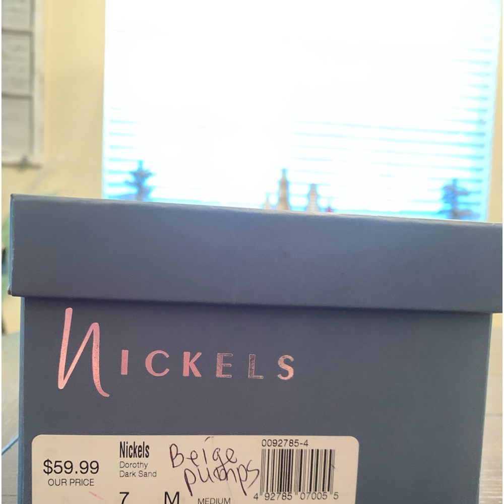 Nichols Dark Sand Pumps size 7 - Picture 5 of 5